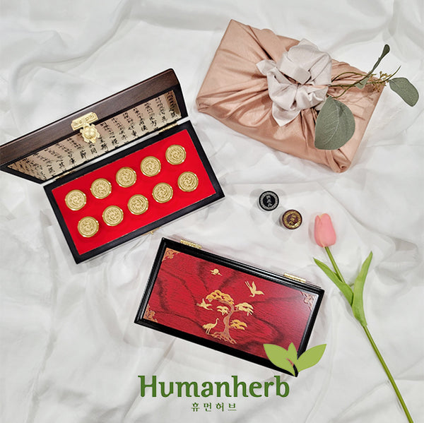 HUMAN HERB YUNRYONGKOBONDAN 휴먼 연령 고본단 - WOODEN CASE