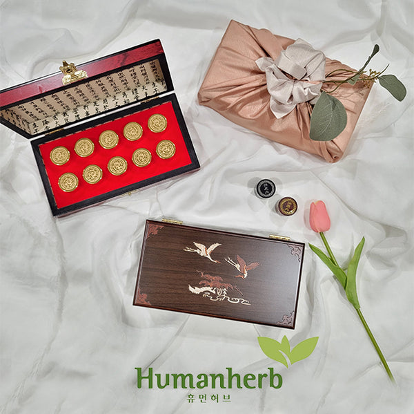 HUMAN HERB 천왕보심단 - WOODEN CASE